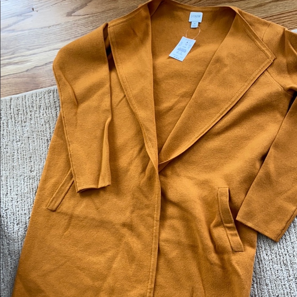NWT JCrew Small Camel Coatigan